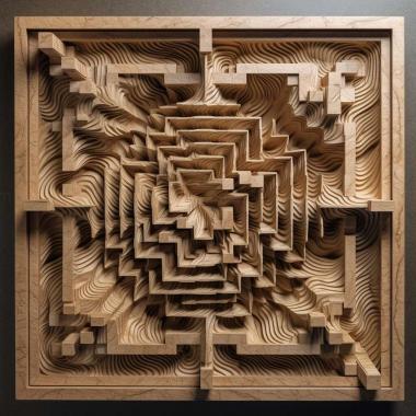 Patterns and decorations Escher 3 3d model